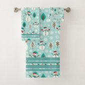 Snowman Bad Handdoek (Insitu)