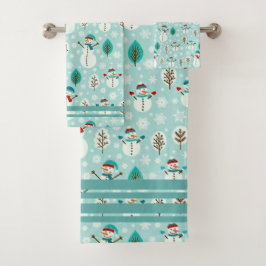 Snowman Bad Handdoek