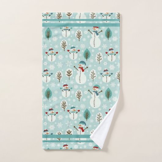 Snowman Bad Handdoek (Handdoek)