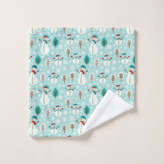 Snowman Bad Handdoek (Wasdoekje)