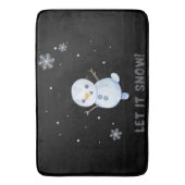 Snowman Badmat (Voorkant Verticaal)
