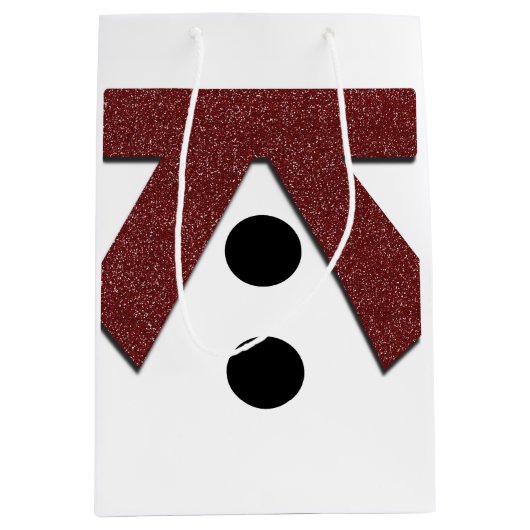 Snowman Bag Medium Cadeauzakje (Voorkant)