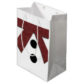 Snowman Bag Medium Cadeauzakje (Voorkant Gekanteld)