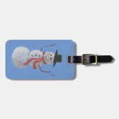 Snowman Bagagelabel (Voorkant horizontaal)