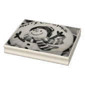 Snowman ball rubberstempel (Stempel)