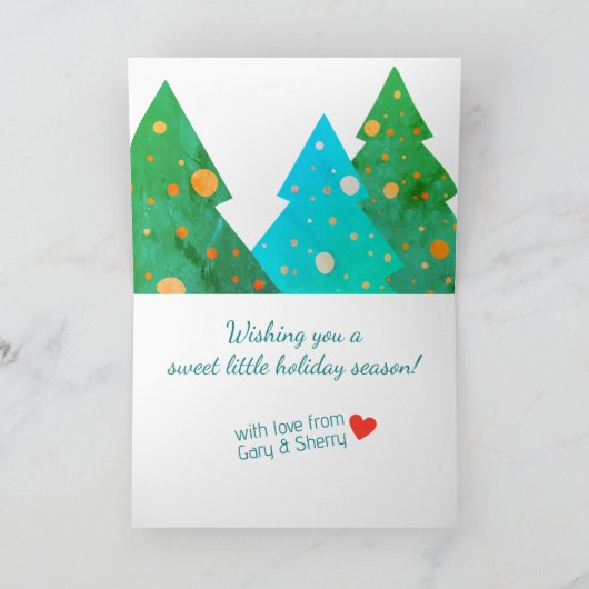 Snowman banketbakker Kerst ambachtelijke taart Feestdagen Kaart (Binnen)