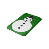 Snowman Bath Mat glimlachen (Gekanteld)