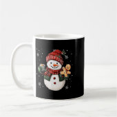Snowman Beanie Coffee Latte Ginggerbread Merry Chr Koffiemok (Links)