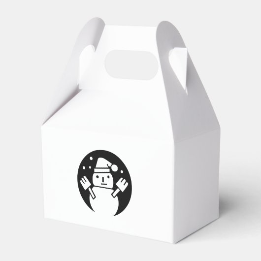 Snowman Bedankdoosjes (Voorkant Zijde)