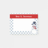 Snowman Beer Post It Notes (Voorkant)