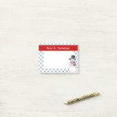 Snowman Beer Post It Notes (Op bureau)