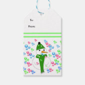 Snowman Bgloebels Cadeaulabel (Voorkant)