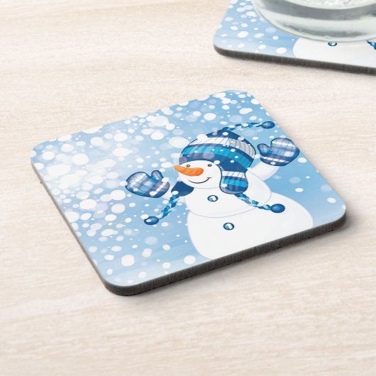 Snowman Bier Onderzetter (Linkerzijde)