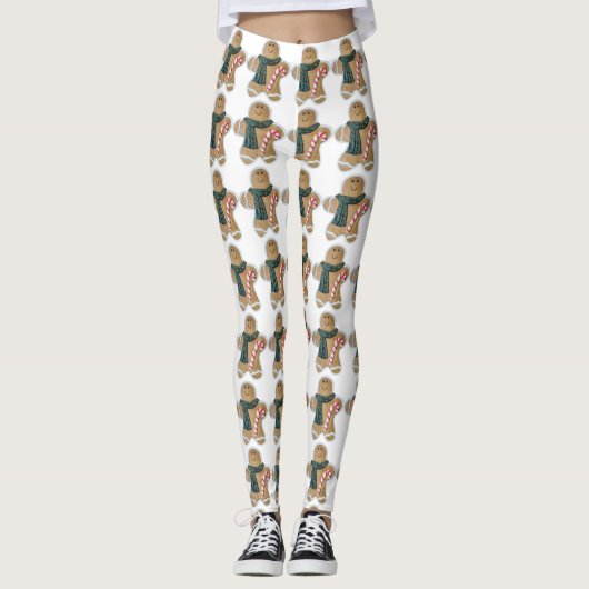 Snowman biscuit leggings (Voorkant)