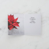  Snowman, blaas schouderfoto Feestdagen Kaart (Binnen)