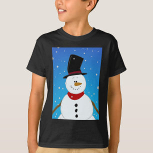 Snowman - Blauw T-shirt