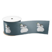 Snowman blauwe lint (Spoel)