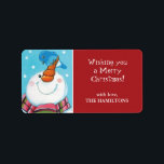 Snowman & Bluebird Christmas Gift Label Labels<br><div class="desc">Maak cadeau geven extra speciaal dit jaar met deze sneeuwpop en bluebird kerstcadeau label labels. Personaliseer met jouw naam. Copyright © 2010 Lisa Marie Robinson Alle rechten voorbehouden. Het is onwettig om dit of een van onze afbeeldingen te gebruiken of te dupliceren zonder schriftelijke toestemming.</div>