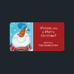 Snowman & Bluebird Christmas Gift Label Labels<br><div class="desc">Maak cadeau geven extra speciaal dit jaar met deze sneeuwpop en bluebird kerstcadeau label labels. Personaliseer met jouw naam. Copyright © 2010 Lisa Marie Robinson Alle rechten voorbehouden. Het is onwettig om dit of een van onze afbeeldingen te gebruiken of te dupliceren zonder schriftelijke toestemming.</div>