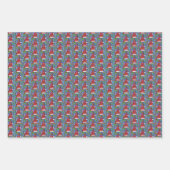 SNOWMAN BODYGUARD, CHRISTMAS CARDINAL REDBIRD INPAKPAPIER VEL (Voorkant 3)