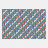 SNOWMAN BODYGUARD, CHRISTMAS CARDINAL REDBIRD INPAKPAPIER VEL (Voorkant 2)