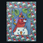 SNOWMAN BODYGUARD, CHRISTMAS CARDINAL REDBIRD NOTITIEBOEK<br><div class="desc">GEWAPEN MET SNOWBALLEN. HUMOROUS CARDINAL NOTITIEBOEK (Lined) MAAKT NICE JOURNAL. *Pas ... Let op Overeenkomende items Susan Brack Design</div>