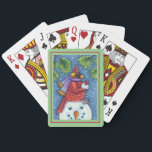SNOWMAN BODYGUARD, CHRISTMAS CARDINAL REDBIRD POKERKAARTEN<br><div class="desc">GEWAPEN MET SNOWBALLEN. HUROUWELIJKE CARDINALE SPEELKAARTEN *Pas ... Zoek overeenkomende items die Susan Brack Design bevatten aan</div>