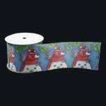 SNOWMAN BODYGUARD, CHRISTMAS CARDINAL REDBIRD SATIJNEN LINT<br><div class="desc">GEWAPEN MET SNOWBALLEN. HUMOROUS CARDINAL RIBBON *Pas ... Pakketten aan die overeenkomen met Susan Brack-Design</div>