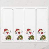 Snowman Book Marker Flyer (Voorkant)