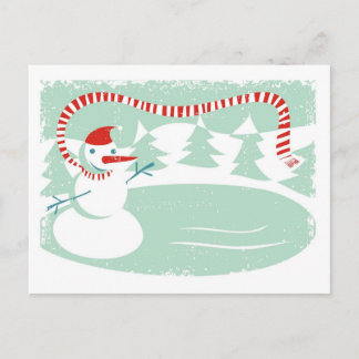 snowman briefkaart