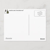 Snowman Briefkaart (Achterkant)