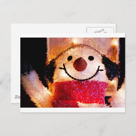 SNOWMAN BRIEFKAART (Voorkant / Achterkant)
