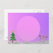 Snowman Briefkaart (Voorkant / Achterkant)