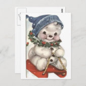 Snowman Briefkaart (Voorkant / Achterkant)