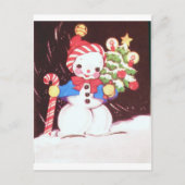 Snowman Briefkaart (Voorkant)
