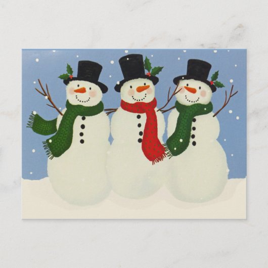 Snowman Briefkaart (Voorkant)