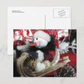 Snowman Briefkaart (Voorkant / Achterkant)