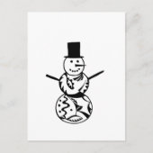 Snowman Briefkaart (Voorkant)