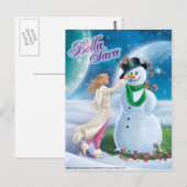 Snowman Briefkaart (Voorkant / Achterkant)