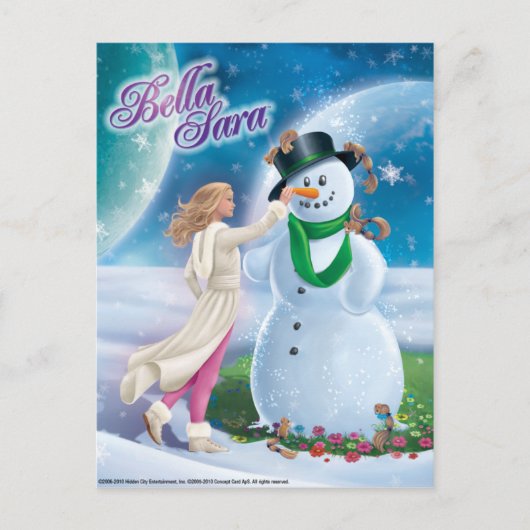Snowman Briefkaart (Voorkant)