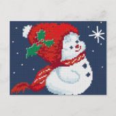 Snowman Briefkaart (Voorkant)