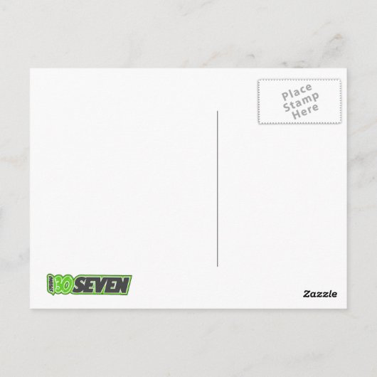 Snowman Briefkaart (Achterkant)