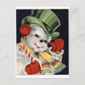 Snowman Briefkaart (Voorkant)