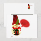 Snowman Briefkaart (Voorkant / Achterkant)