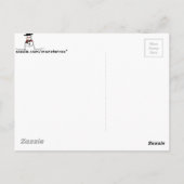 Snowman Briefkaart (Achterkant)