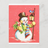 Snowman Briefkaart (Voorkant)