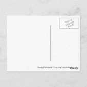 Snowman Briefkaart (Achterkant)