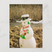 Snowman Briefkaart (Voorkant)