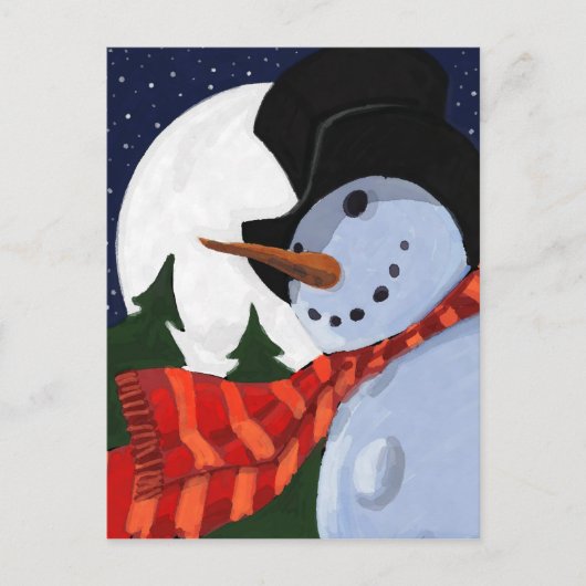 SNOWMAN BRIEFKAART (Voorkant)