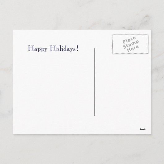 Snowman Briefkaart (Achterkant)